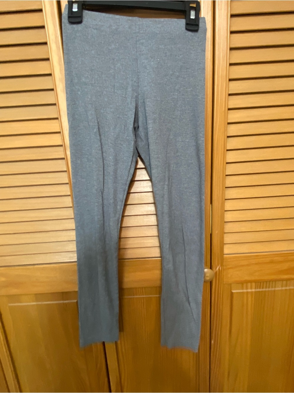 Old Navy Gray Girls' Basic Stretch Leggings
